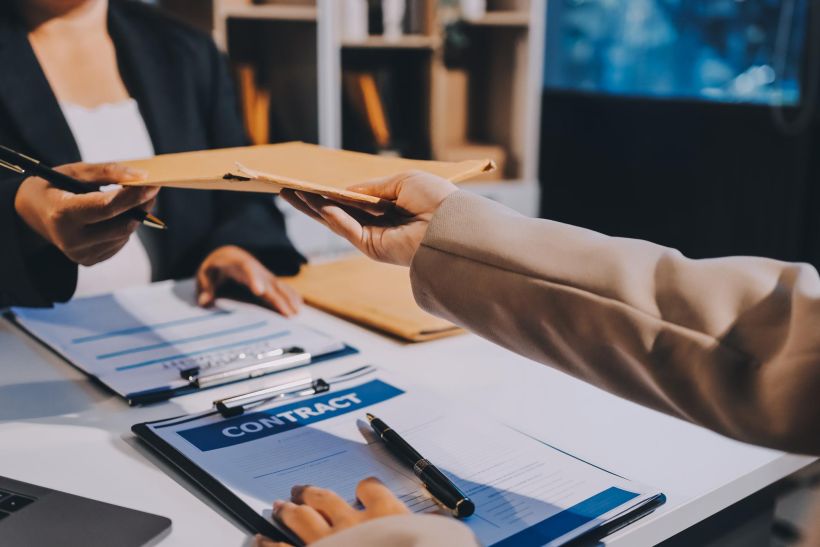 El concepto de asesoramiento jur&iacute;dico. El abogado o asesor jur&iacute;dico escucha y asesora a los empresarios.