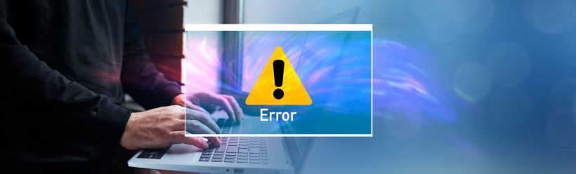 Concepto de error, notificaci&oacute;n de error, no encontrado.