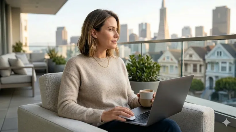 Mujeres adineradas que quieren renovar la matriculaci&oacute;n de su veh&iacute;culo por Internet