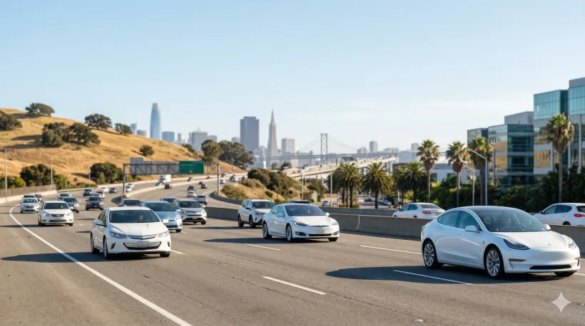 Traffic in California