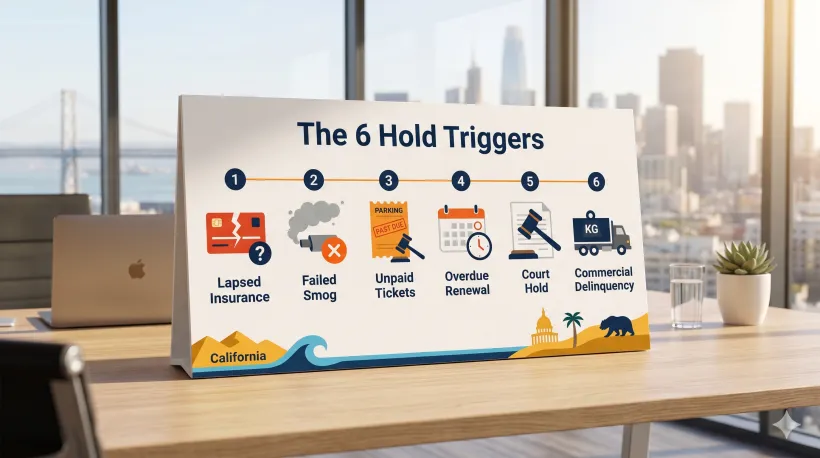 Infographic: "The 6 Hold Triggers"