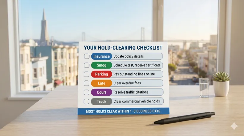 Dise&ntilde;o limpio de una ficha de lista de comprobaci&oacute;n